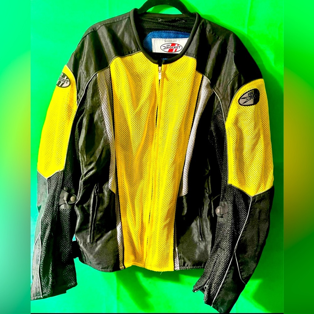 Joe Rocket Yellow and Black Performance Jacket